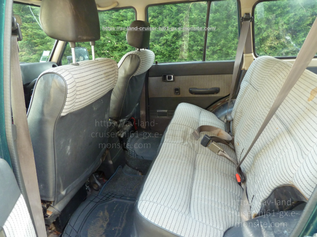 Toyota land cruiser hj61 gx 1988 - Intérieur